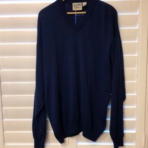 VINTAGE 100% Pure Wool Travel Smith Sweater Mens XL